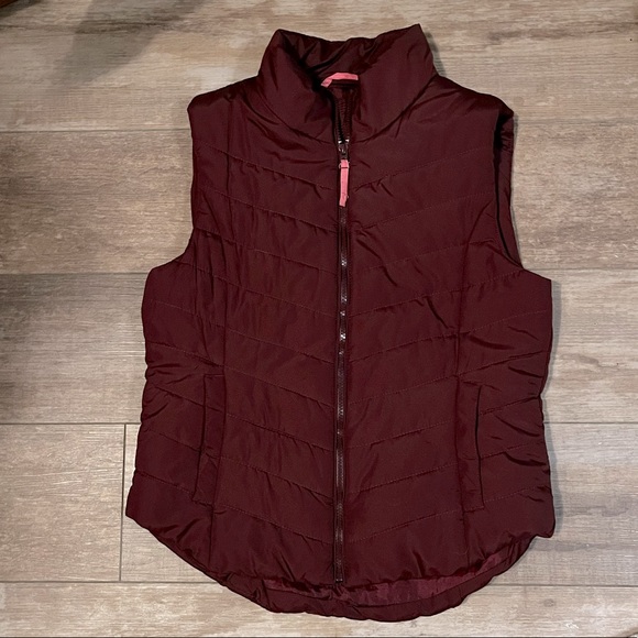 Maroon Aeropostale Vest Sz Large - Picture 1 of 3